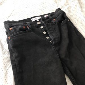 Re/done originals high waist ankle crop